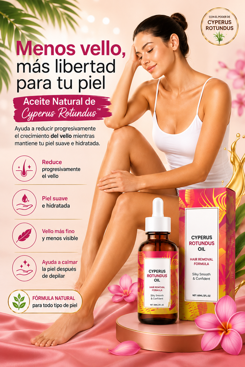 Cyperus Oil-Aceite Natural Depilatorio
