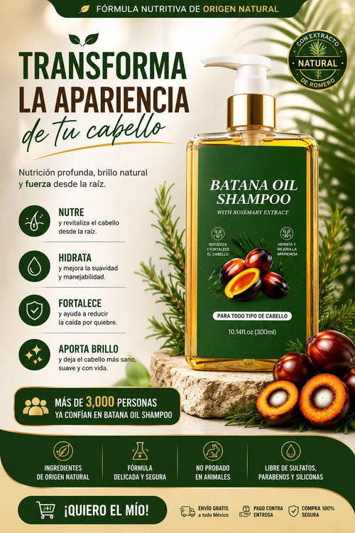BatanaPure™-Cabello más fuerte, más volumen, más brillo