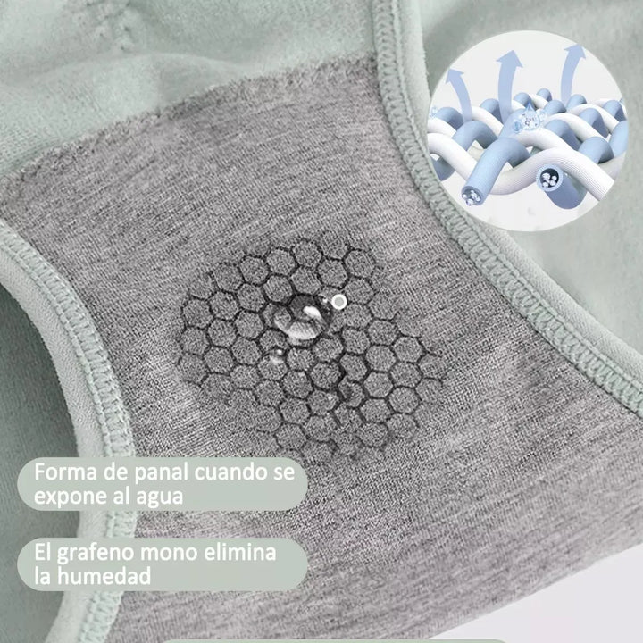 Lass ™Bragas Ropa Interior Anti Bacterianas||4 piezas