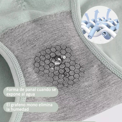 Lass ™Bragas Ropa Interior Anti Bacterianas||4 piezas